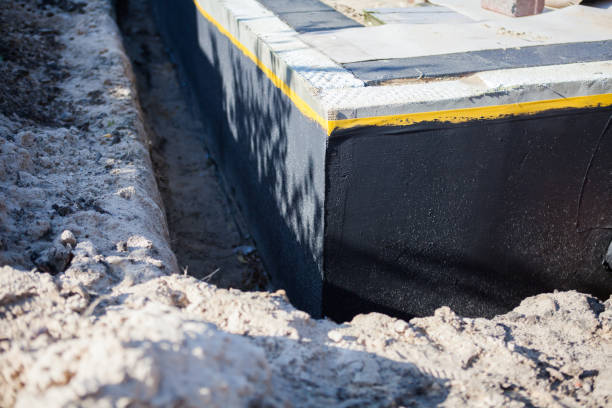 Residential Waterproofing installation at a Stinesville, IN home by SJ Waterproofing Pros